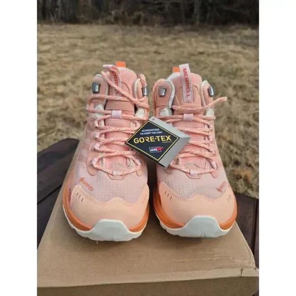 Merrell Moab Speed 2 Mid GORE-TEX Hiking Boots for Ladies - Peach - 7M Womens - Picture 1 of 9